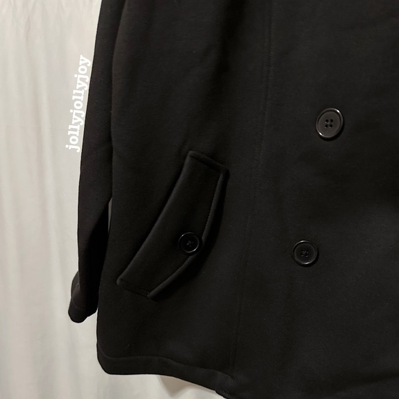 Torrid Fleece Peacoat Jacket Black 2X - Picture 8 of 12